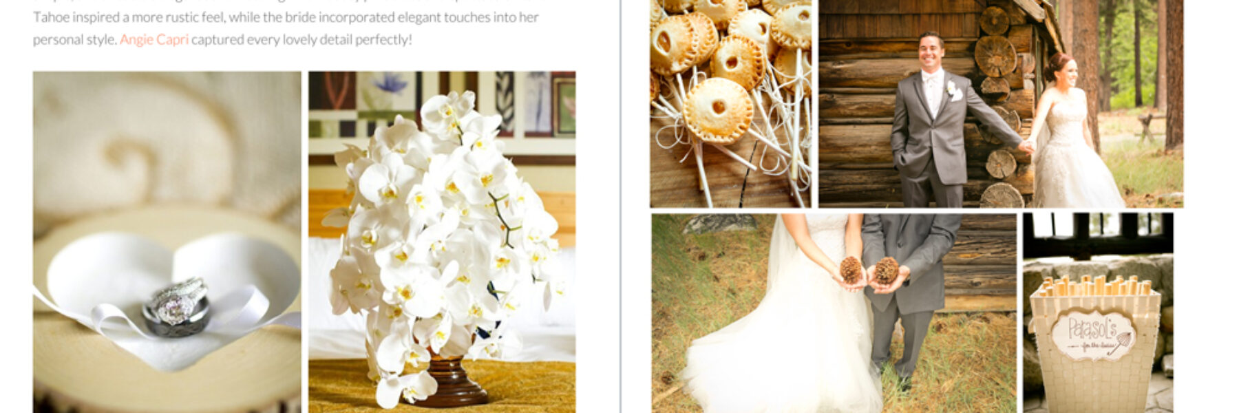 Featured | Rustic Elegant Lake Tahoe Wedding | Mountainside Bride