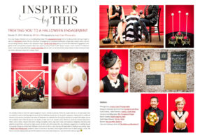 Featured | Glam Punk Rock Halloween Inspired Engagement Session | Inspired By This