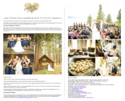 Featured | Edgewood Lake Tahoe Navy Wedding | Wedding Chicks