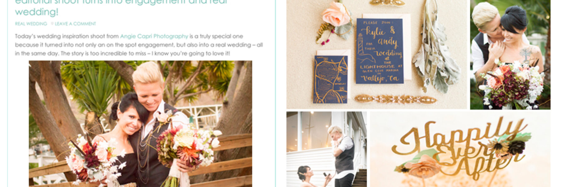 Featured | San Francisco Same Sex Wedding Editorial Turned Elopement | Burnett’s Boards