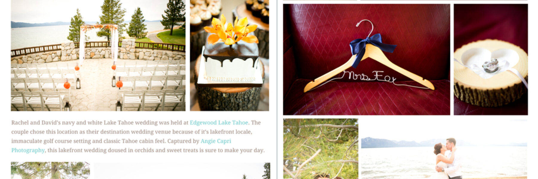 Featured | Lake Tahoe Edgewood Lakefront Wedding Photographer | Tahoe Unveiled