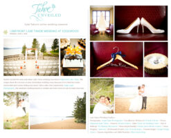 Featured | Lake Tahoe Edgewood Lakefront Wedding Photographer | Tahoe Unveiled