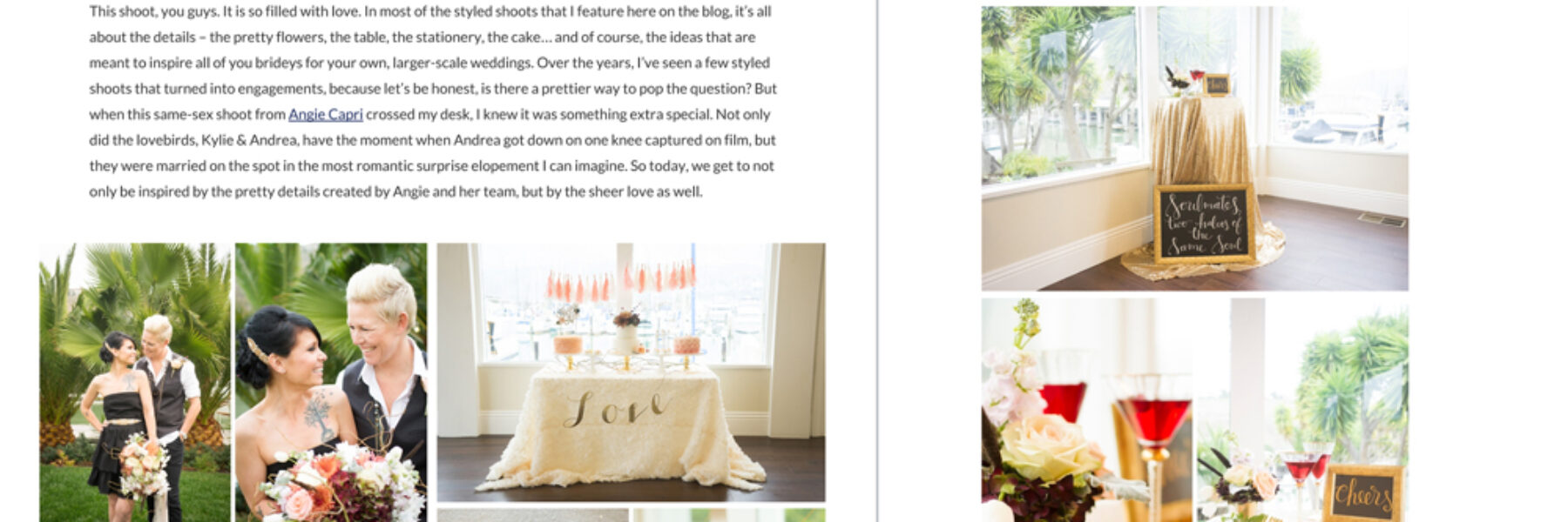 Featured | Same Sex Shoot Turned Surprise Proposal and Elopement | Southbound Bride