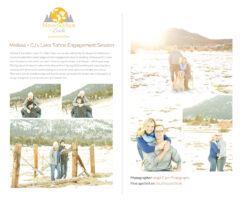Featured | Cozy Winter Inspired Lake Tahoe Engagement Photographer | Mountainside Bride