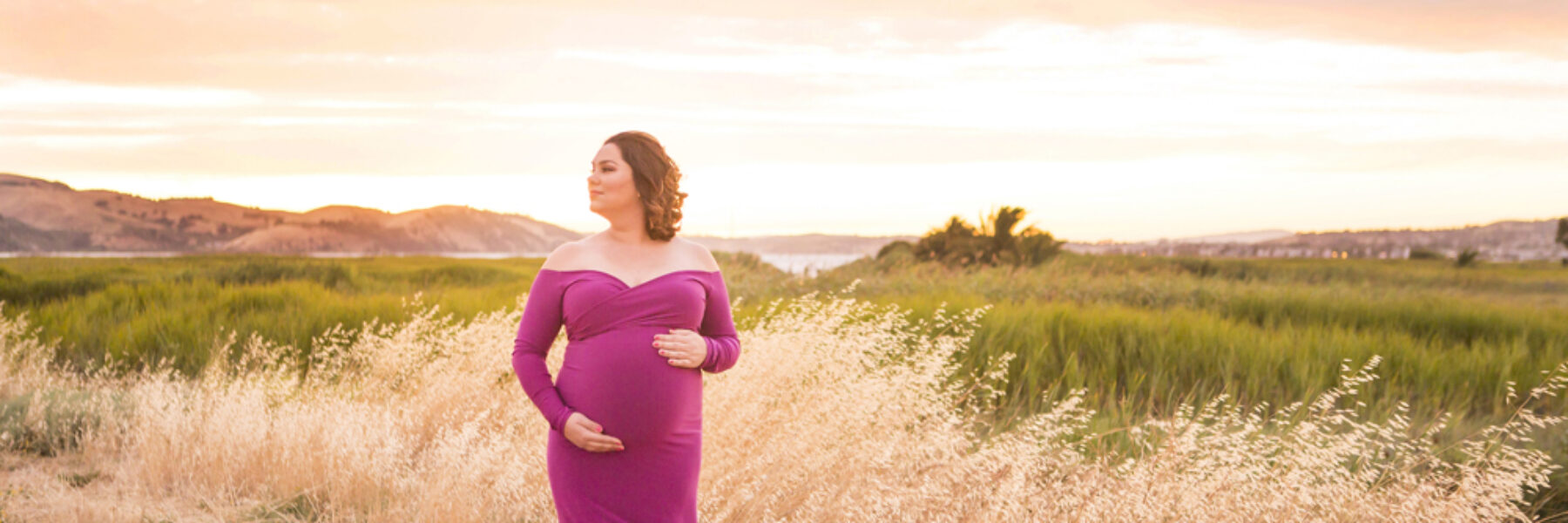 Martinez Maternity Photographer | Magical Full Moon Solstice Sunset Session | Celebrating World Photo Day