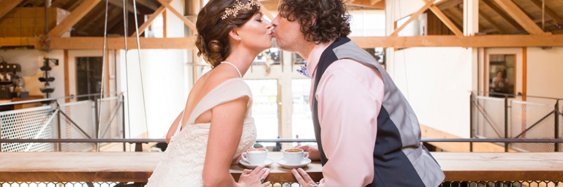 San Francisco Vintage Inspired Elopement Photographer | Industrial Artisan Coffee Bar Romance | Part 2